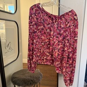 Cabi Blouse, Size Small, Pinks and purples.  Excellent condition